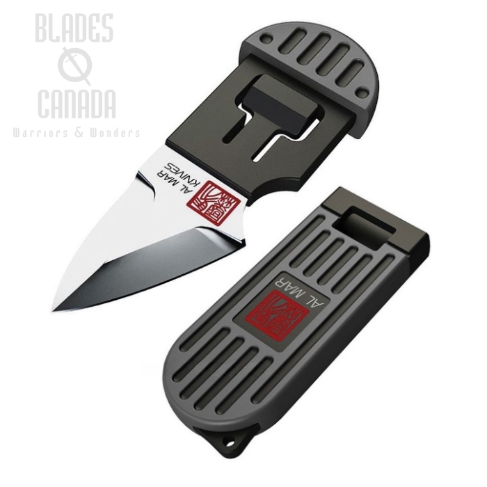 (image for) Al Mar Stinger Keychain Knife, D2, Black/Grey, AMK1001GYBK